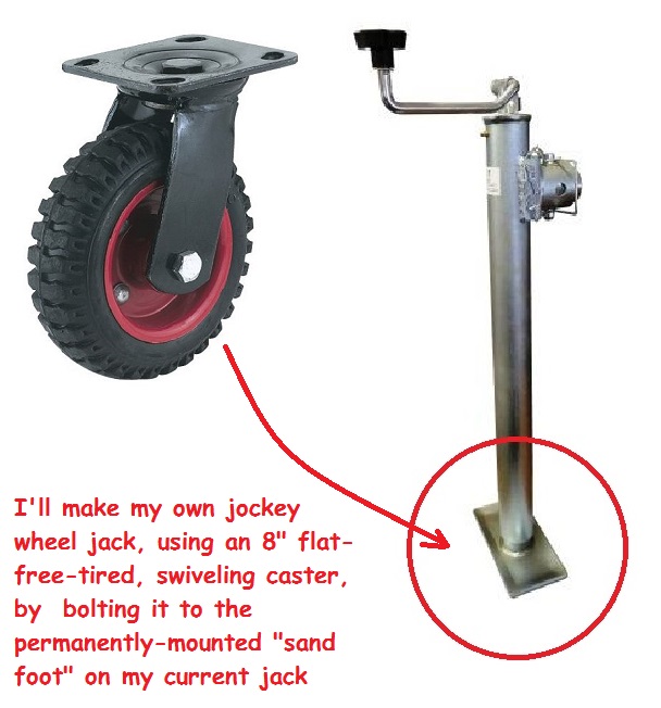 swivel caster as a jockey wheel.JPG