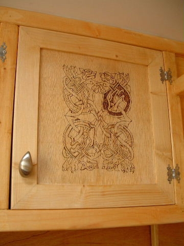 Right hand cupboard door
