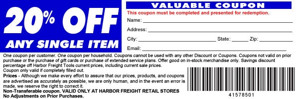 H F Coupon