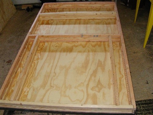 wood frame dry fit