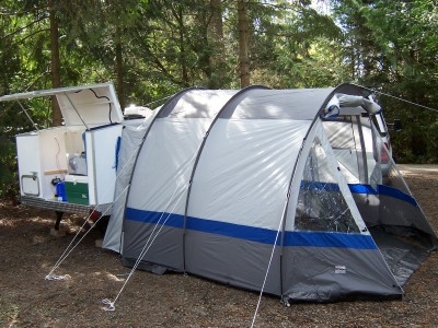 KITSAP MEMORIAL STATE PARK WITH SIDE TENT