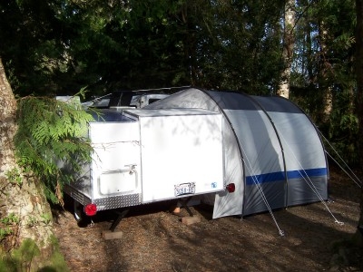 KITSAP MEMORIAL STATE PARK WITH SIDE TENT