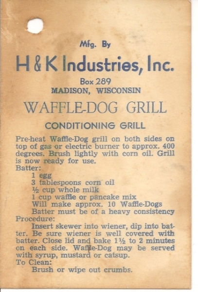 Waffle dog recipe