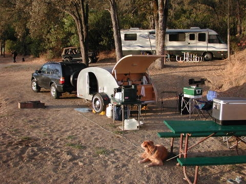Camping at Lake Berryessa 9-05
