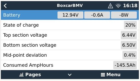 Boxcar 2 Console Load test 80% Discharged V-A