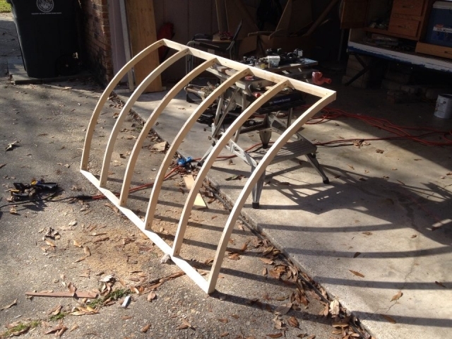 Hatch frame w/ ribs