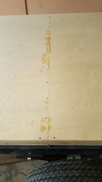 Plywood Floor After Adding Top Layer