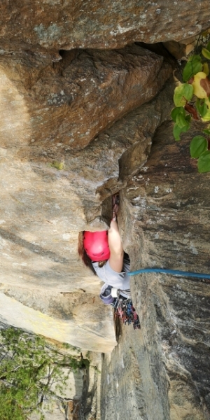 crack climb