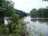 Flooded river in FL