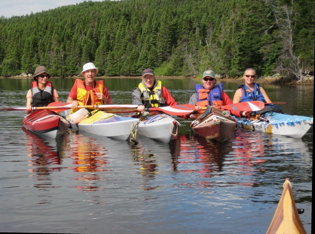 VKs Rafted Up, Southwest Arm, Alexnder Bay, Terra Nova National Park