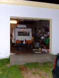 View of Sunspot nicely tucked in garage