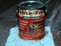 Asphalt Fence Paint from Tractor Supply