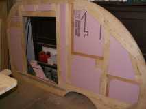 Walls are insulated with the pink foamular stuff