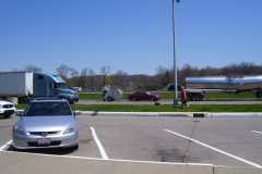Parked with the big guys at an Ohio rest stop