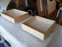 drawers sanded and ready for poly