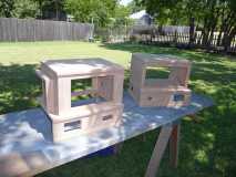 upper galley cabinet ready to stain