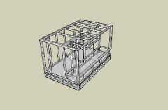 Proposed framing for galley box