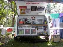 Galley setup - camping at Withlacochee 9/29/07