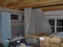 End Wall and Ceiling Started