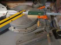 Miter Saw Clamped