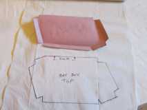 Template Traced on Plastic Sheet