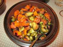 Brussel Sprouts and Acorn Squash