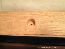 Sanded Hole