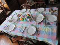 Easter Dinner Setting