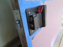 Latch and Latch Plate Test Fit Dead Bolt