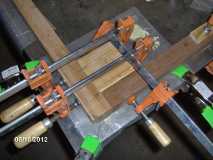 Floor Corner Clamped