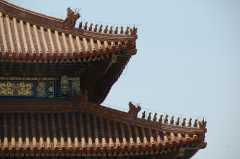 Figures o corners of roof, Forbidden  City 2