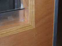 Window Trim cut from Oak