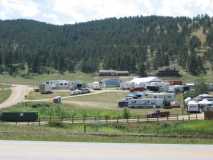 Camping area on the way to Sturgis