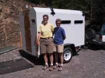 wood stove in this camper