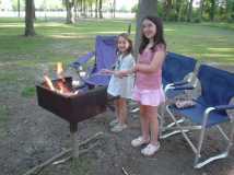 Best part of camping.....a fire to roast marshmellows.