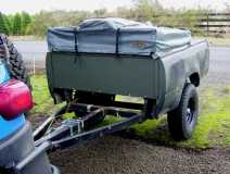 pu bed tent topped camper