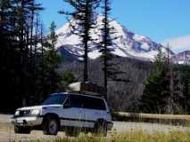 Heading up Mt. Hood