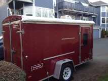 Trailer Awning Stowed