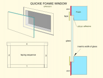 Quickie Foamie window (non opening)