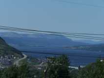 View of Corner Brook, NL on the way to Gros Morne