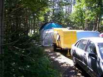 Campsite at Gros Morne NP