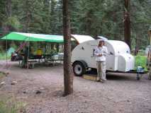 In Camp at Elk Creek Campground in Southern Colorado.