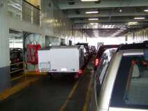 Trailer on the ferry Walla Walla