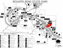 bevers bend map