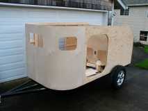 Sides Attached & Front of Cabin Skinned