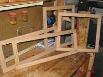 Cabinet door frames