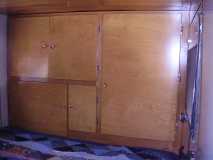 Cabin Cabinets, with Bed