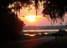 Sunrise River view from front yard