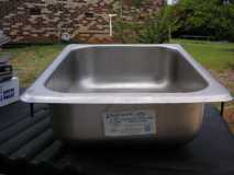Camper stainless sink.