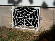 Close Up of the Web Door